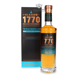 1770 Glassgow TRIPLE DSTILLED Single Malt Release No. 1 46% Vol. 0,5 لیتر در جعبه هدیه