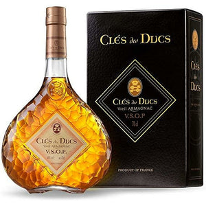 Clés des Ducs Vieil Armagnac VSOP 40٪ جلد. 0,7 لیتر در گیفت باکس