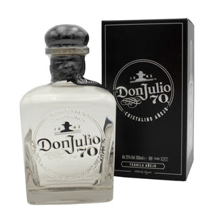 Don Julio 70 Tequila Crystal Claro Añejo 70th Anniversary Limited Edition 35٪ جلد. 0,7 لیتر در گیفت باکس