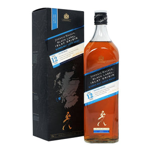 Johnnie Walker BLACK LABEL 12 سال سن ISLAY ORIGIN Limited Edition 42٪ جلد. 1 لیتر در گیفت باکس