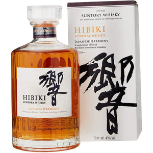 Suntory Hibiki Japanese Harmony 43٪ جلد. 0,7 لیتر در گیفت باکس