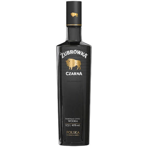 Zubrowka CZARNA Wódka Polska 40% Vol. 0,5 لیتر