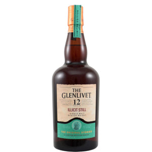 ویسکی اسکاتلندی Glenlivet 12 ساله غیر مجاز هنوز مجرد 48٪ جلد. 0,7 لیتر