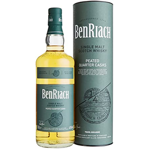 BenRiach PEATED QUARTER CASKS ویسکی اسکاچ تک مالت 46٪ حجم. 0,7 لیتر در گیفت باکس