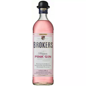 Broker's Premium PINK GIN 40% Vol. 0,7 لیتر