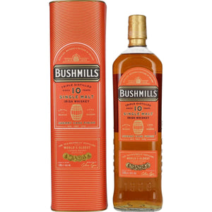 Bushmills 10 Years Old Single Malt Irish Whisky SHERRY CASK Finish 46% Vol. 1 لیتر در جعبه هدیه