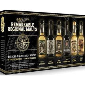 Douglas Laing Remarkable Regional Malts 46,3% Vol. 6×0,05 لیتر در جعبه هدیه