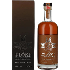 Flóki ویسکی ایسلندی Single Malt ویسکی BEER BARREL پایان 47٪ حجم. 0,7 لیتر در گیفت باکس