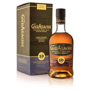 GlenAllachie 10 ساله CHINQUAPIN VIRGIN OAK FINISH 48% Vol. 0,7 لیتر در جعبه هدیه