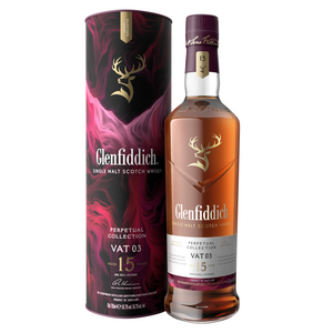 Glenfiddich 15 Years Old Perpetual Collection VAT 03 50,2% Vol. 0,7 لیتر در جعبه هدیه