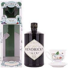 Hendrick's Gin GARDEN OF UNUSUAL WONDERS 44% Vol. 1 لیتر در جعبه هدیه با Porzellantasse