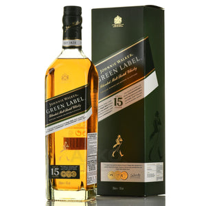 Johnnie Walker Green Label 15 ساله 43٪ جلد. 0,7 لیتر در گیفت باکس