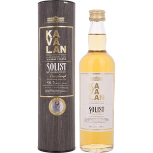 Kavalan SOLIST Single Malt Whiskey ex-BOURBON CASK 58,2،0,196٪ جلد. XNUMX،XNUMXl در Giftbox