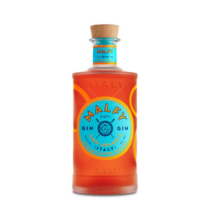 Malfy Gin CON ARANCIA پرتقال خونی سیسیلی 41٪ جلد. 0,7 لیتر در جعبه گیفت با شیشه