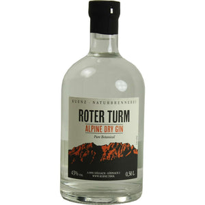 Roter Turm Alpine Dry Gin Pure Botanical 43٪ Vol. 0,5 لیتر در گیفت باکس