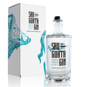 Sau-Guata Gin 41٪ جلد. 0,7 لیتر در گیفت باکس