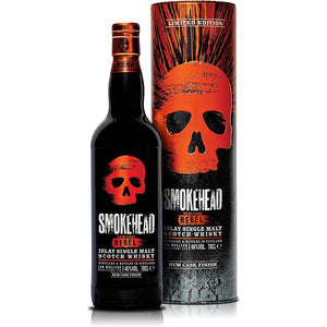 Smokehead RUM REBEL Islay Single Malt اسکاچ ویسکی 46٪ حجم. 0,7 لیتر در Tinbox