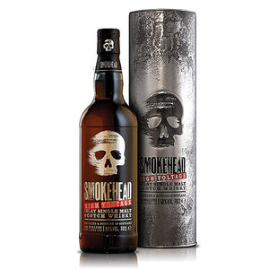 Smokehead ولتاژ بالا Islay Single Malt اسکاچ ویسکی 58٪ حجم. 0,7 لیتر در Tinbox