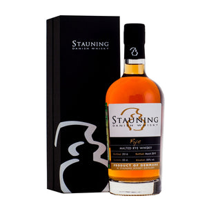 Stauning RYE Floor Malted Danish Whisky X-Mas Adventskalender 48% Vol. 0,7 لیتر در جعبه هدیه با لیوان