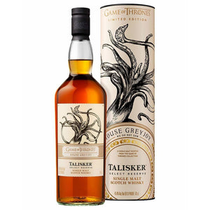 Talisker انتخاب رزرو GAME OF THRONES House Greyjoy Single Malt Collection 45,8،0,7٪ Vol. XNUMX،XNUMX لیتر در Giftbox