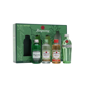 Tanqueray Gin Miniaturen Set 43,3% Vol. 4×0,05 لیتر در جعبه هدیه