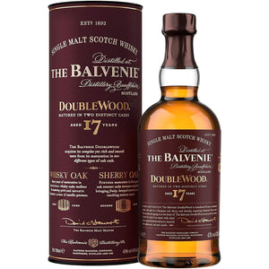 The Balvenie 17 Years Old Double Wood 43٪ جلد. 0,7 لیتر در گیفت باکس