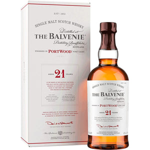 The Balvenie 21 Years Old Portwood Finish 40٪ Vol. 0,7 لیتر در گیفت باکس