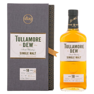 Tullamore DEW 18 Years Old Single Malt Irish Whiskey 41,3% Vol. 0,7 لیتر در جعبه هدیه