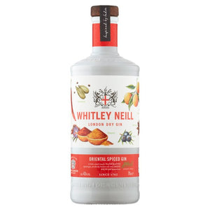 Whitley Neill London Dry ORIENTAL SPICED Gin 43% Vol. 0,7 لیتر