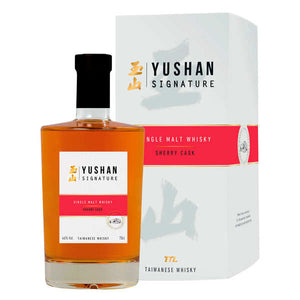 Yushan Signature Single Malt Whiskey SHERRY CASK 46٪ Vol. 0,7،XNUMX لیتر در Giftbox