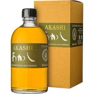 بلوط سفید AKASHI ویسکی مالت 3 ساله 50 ساله SAKE CASK 0,5٪ جلد. XNUMX لیتر در گیفت باکس