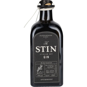 جین خشک STIN STYRIAN OVERPROOF 57٪ جلد 0,5،XNUMX لیتر