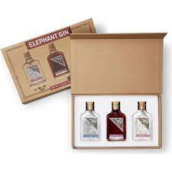 مجموعه نمونه مینیاتوری Elephant Gin 45,7،3٪ Vol. 0,05xXNUMX،XNUMXl