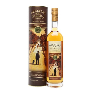 ویسکی Hellyers Road Tasmania Single Malt ویسکی 46,2،0,7٪ حجم XNUMX لیتر در گیفت باکس