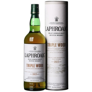 چوب سه تایی Laphroaig 48٪ جلد. 0,7 لیتر در گیفت باکس