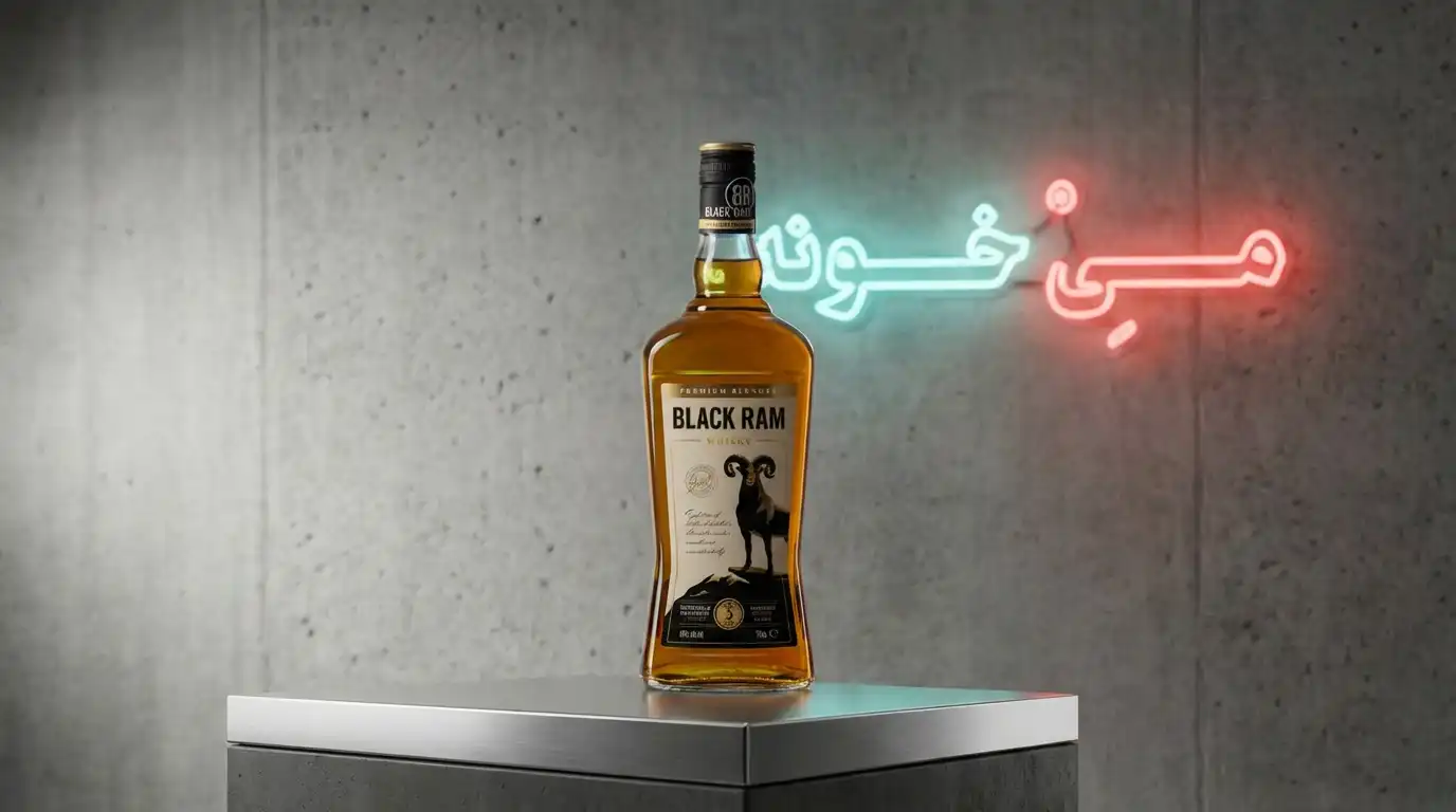 ویسکی بلک رام می خونه