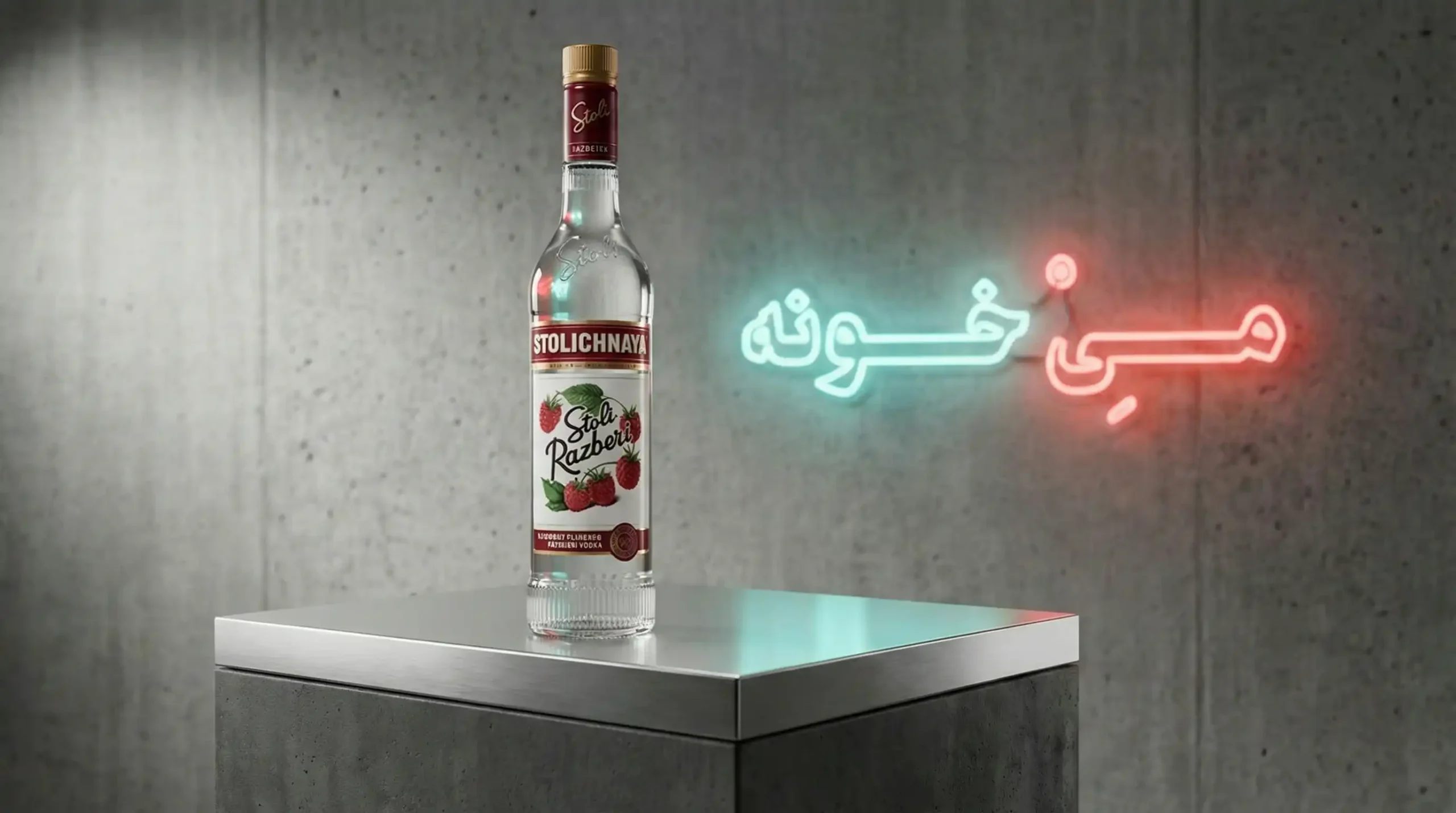 ودکا استولیچنایا رزبری روسیه